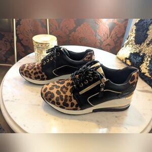 Ninety Union Ultra Wedge Leopard Print Women's Sneakers